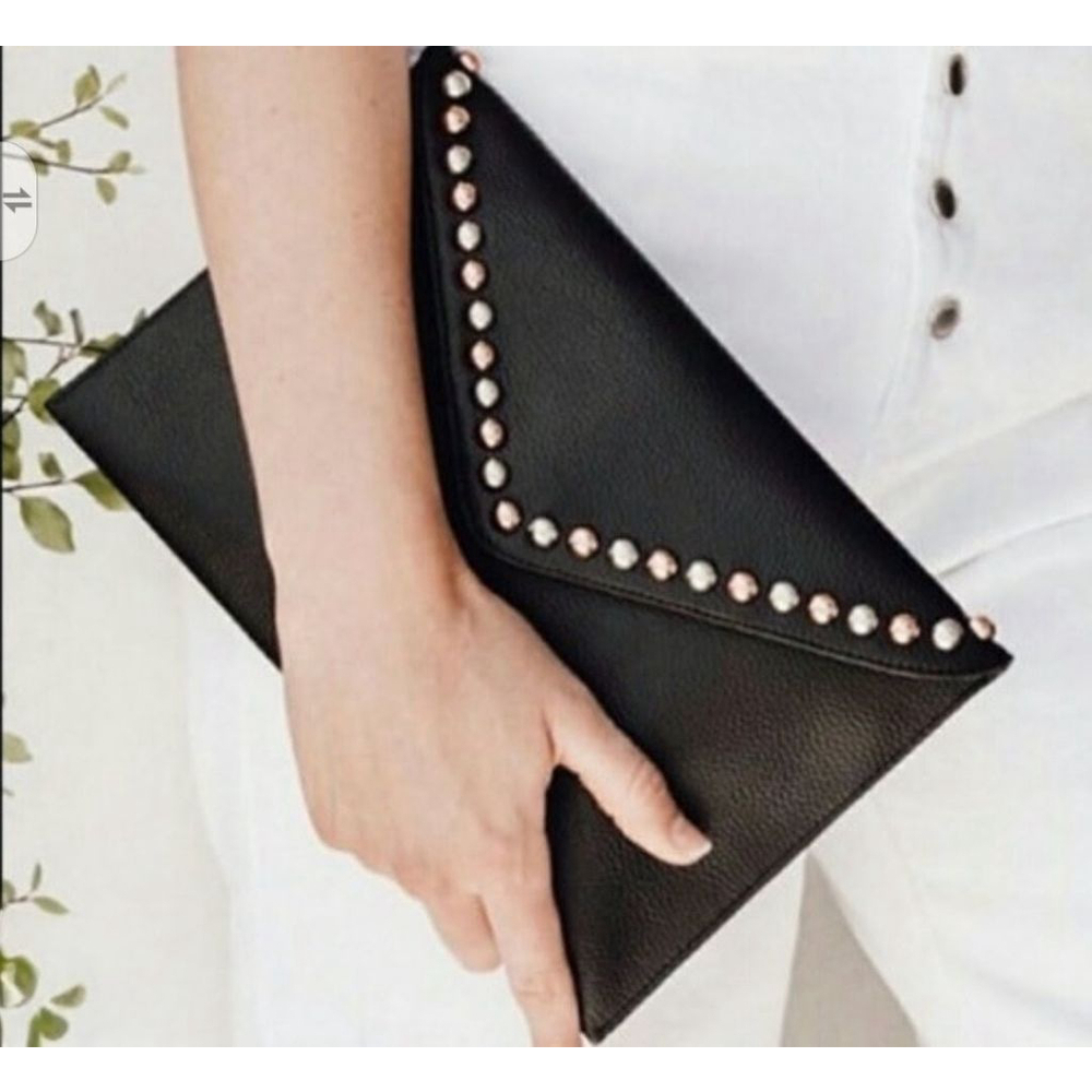 B-Low the Belt Studded Clutch NWT